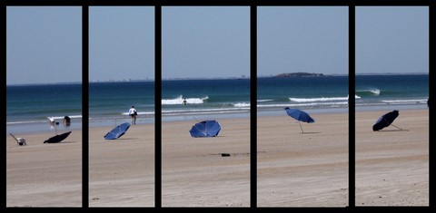 parasol et plage